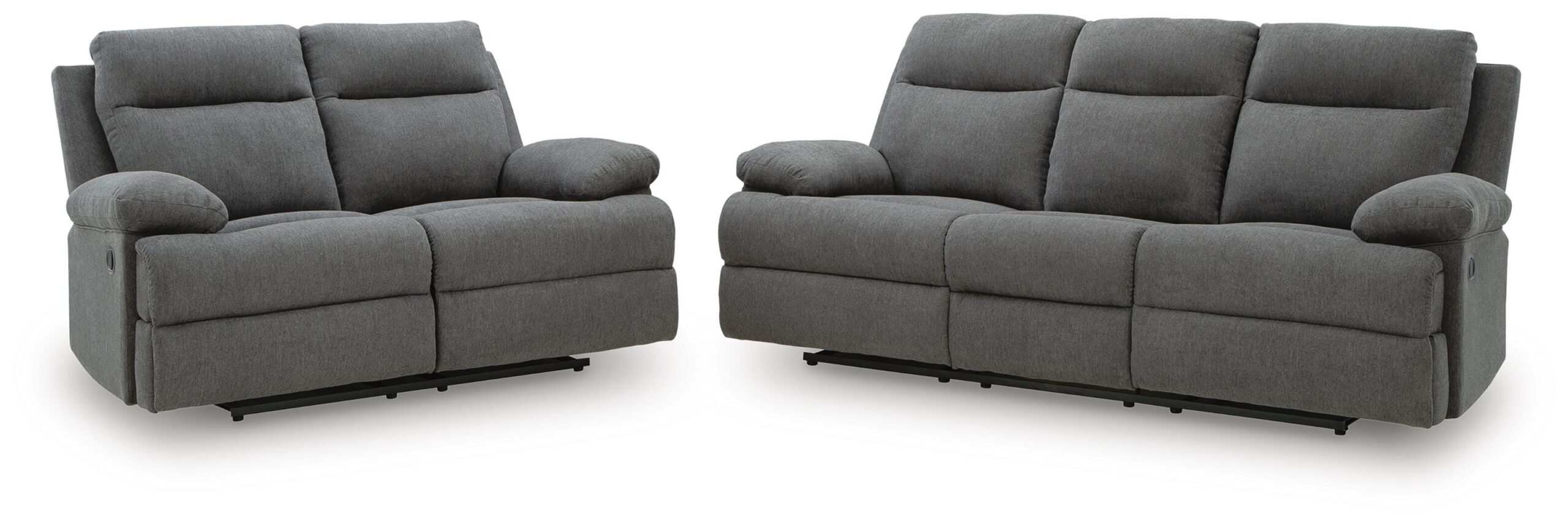 61b7857481cd932b1e0406ddb0e503d5 Side-Swipe Reclining Sofa and Loveseat - Image 1