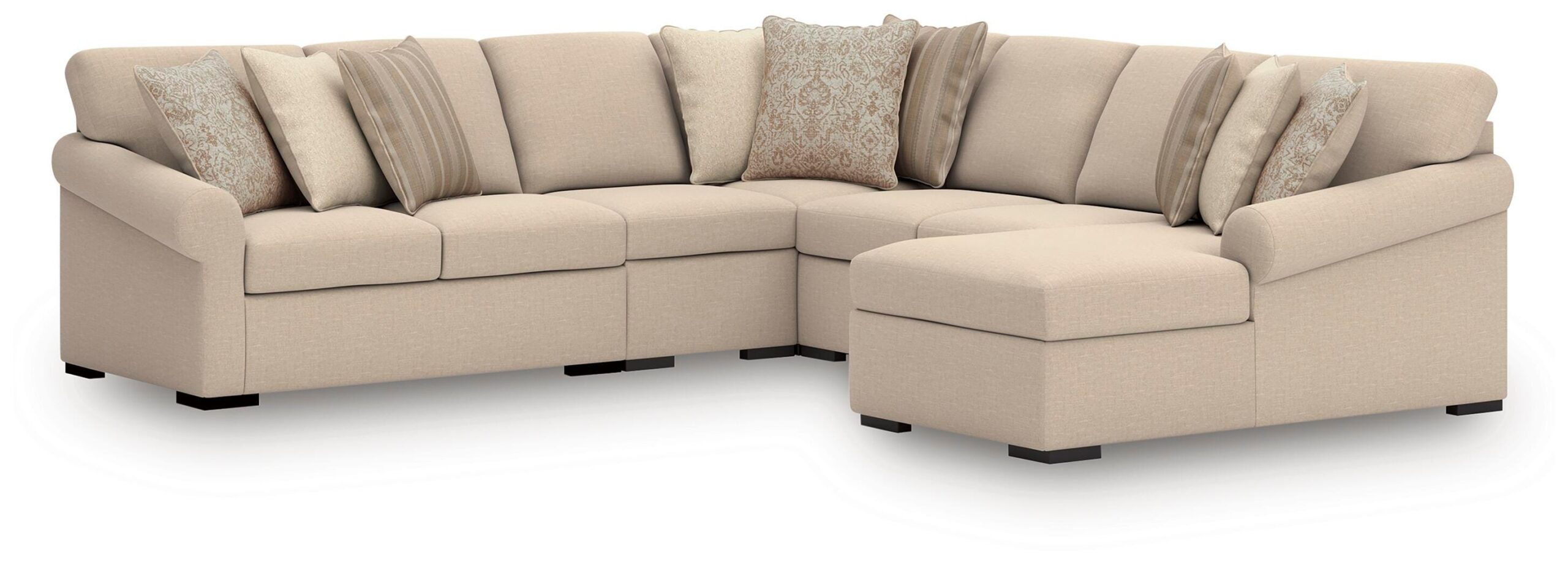 64c78c777512cb9da8a3b8c8593b7668 LadyMae 5-Piece Sectional with Chaise - Image 1
