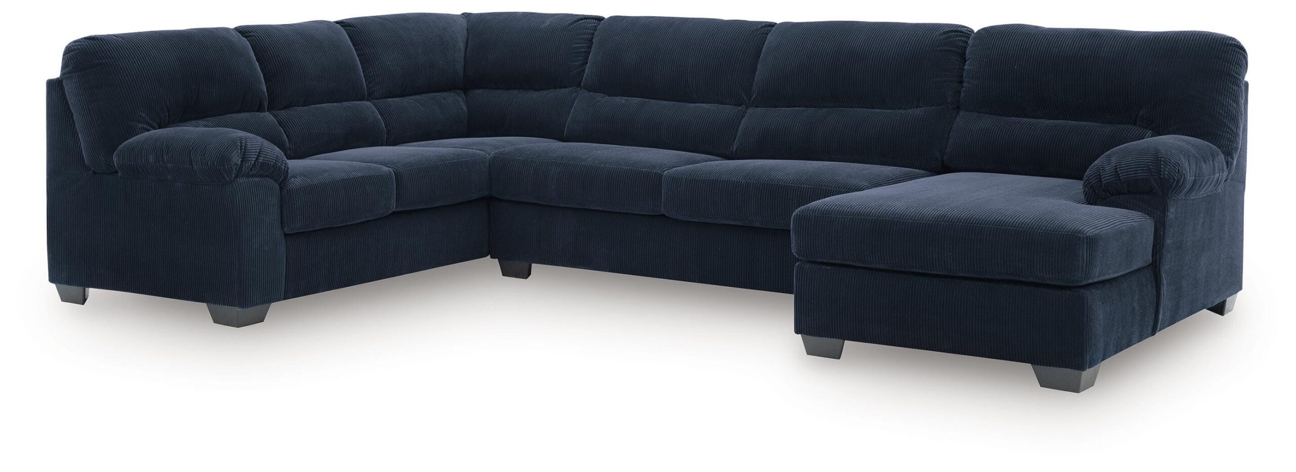 6c09a25e05f4dbd68ee8301872110428 SimpleJoy 3-Piece Sectional with Chaise - Image 1