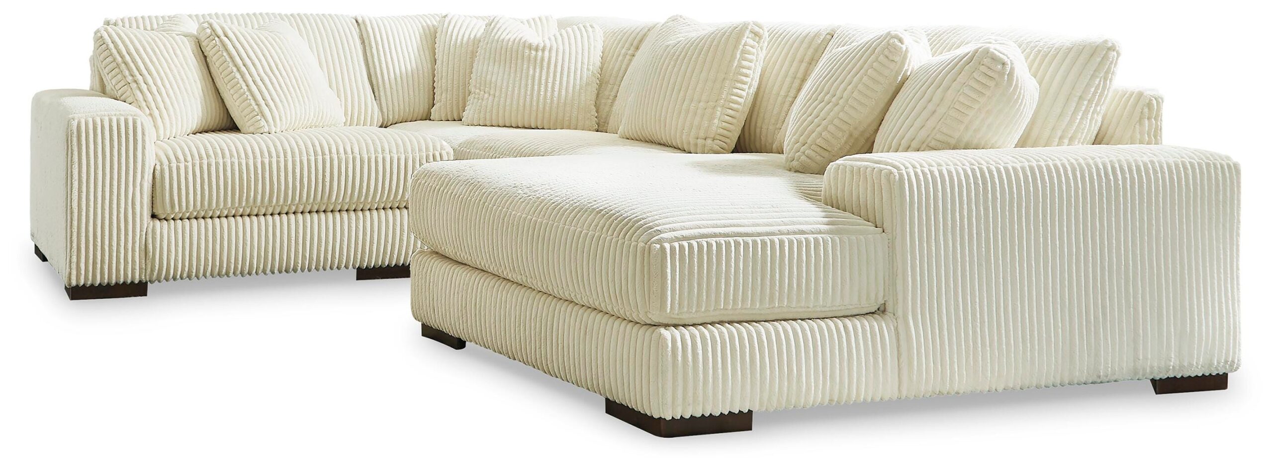6cd6a24cdeb82a27d6866749bdbfa58b Lindyn 4-Piece Sectional with Chaise - Image 1