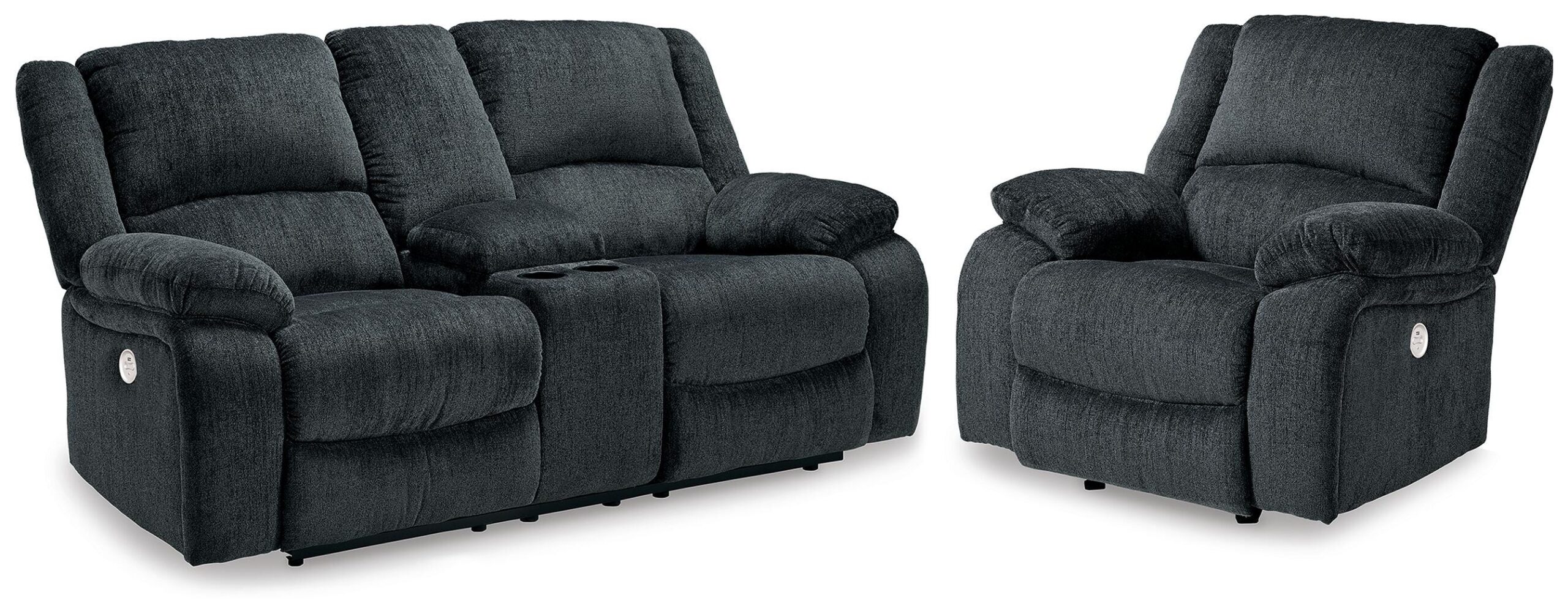 6de3dcbd40e793f7c417d6a66e0a31a4 Draycoll Power Reclining Loveseat and Power Recliner - Image 1