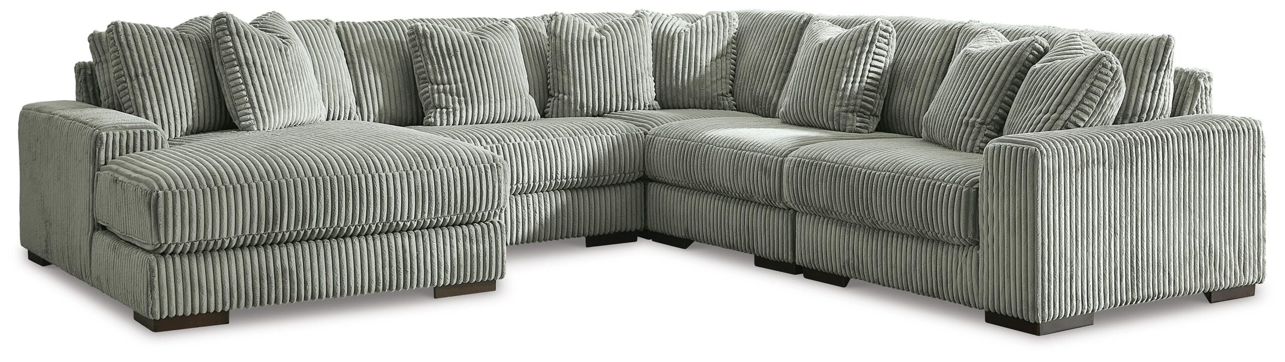 6f22b68822adc2fc0998795e550345b8 Lindyn 5-Piece Sectional with Chaise - Image 1
