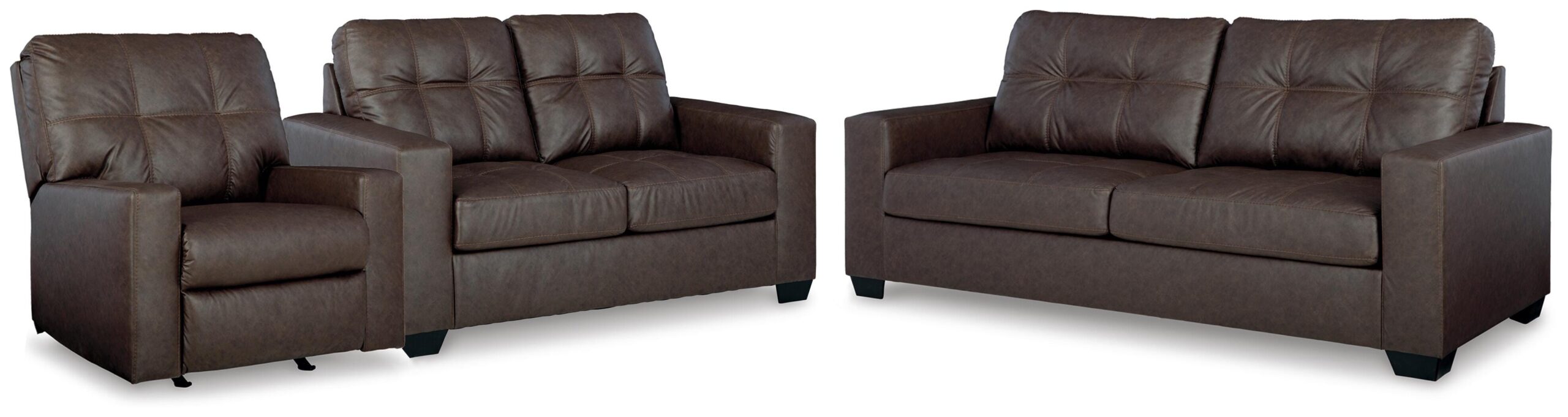 6f5be44f0f1744cee8658e96723ef687 Barlin Mills Sofa, Loveseat and Recliner - Image 1