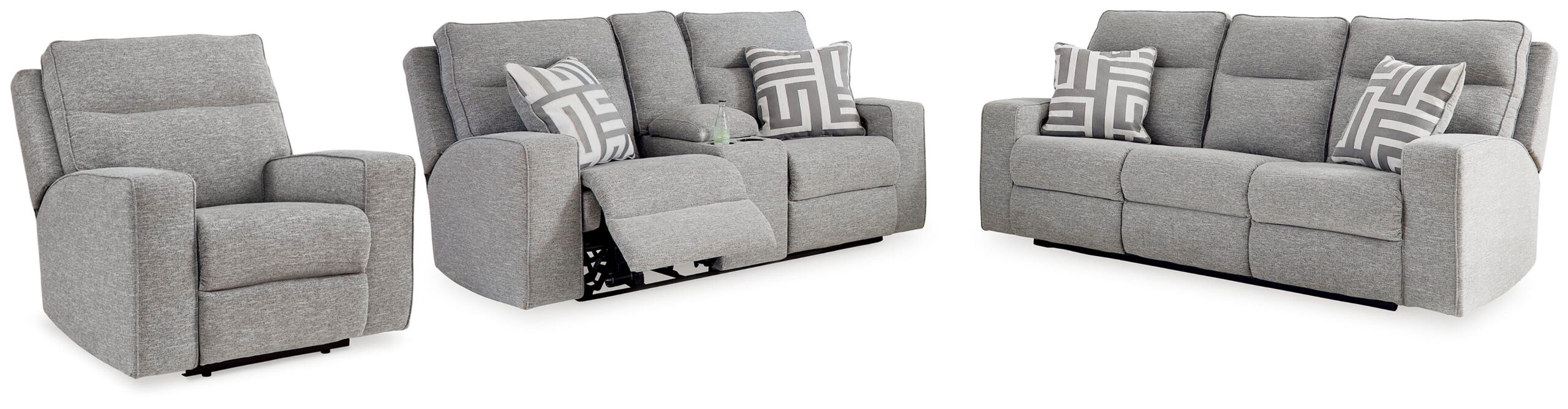 70a624c5b907957364dab8896ca6d908 Biscoe Power Reclining Sofa, Loveseat and Recliner - Image 1
