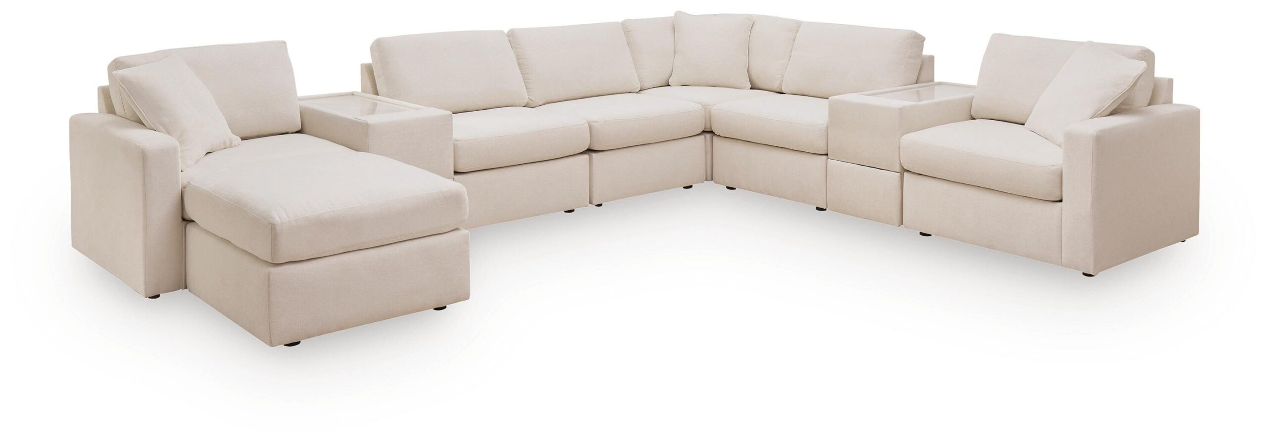 70e415c0c2df789e6de750668d950f36 Modmax 8-Piece Sectional and Ottoman - Image 1