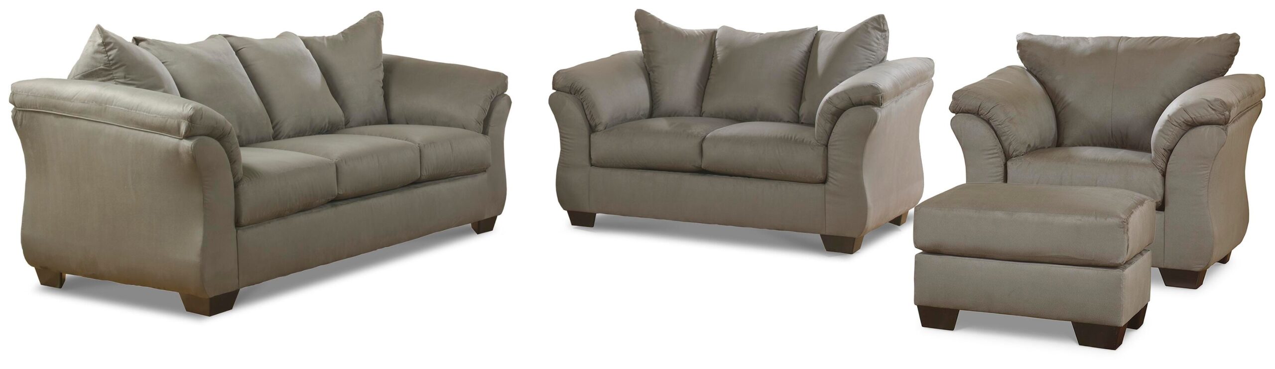741184dbec9b12f4775b45513fe13cfb Darcy Sofa, Loveseat, Chair and Ottoman - Image 1