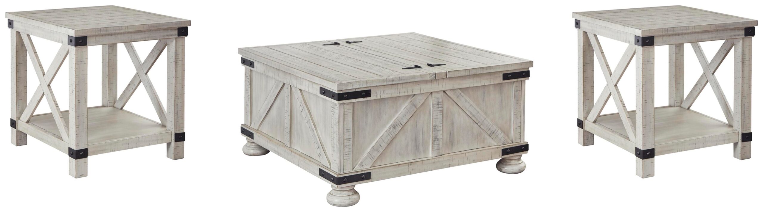 7711eb815076944403d17405fa3d93ae Carynhurst Coffee Table and 2 End Tables - Image 1