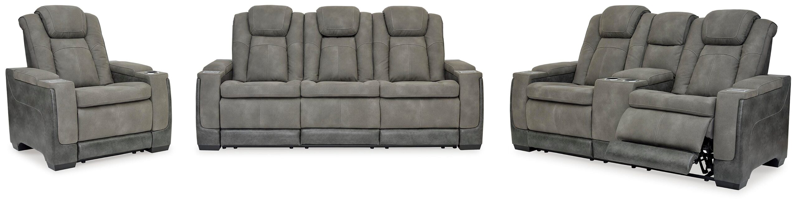785b0c6507508b5acc7b9afc17e5ee35 Next-Gen Durapella Power Reclining Sofa, Loveseat and Recliner - Image 1