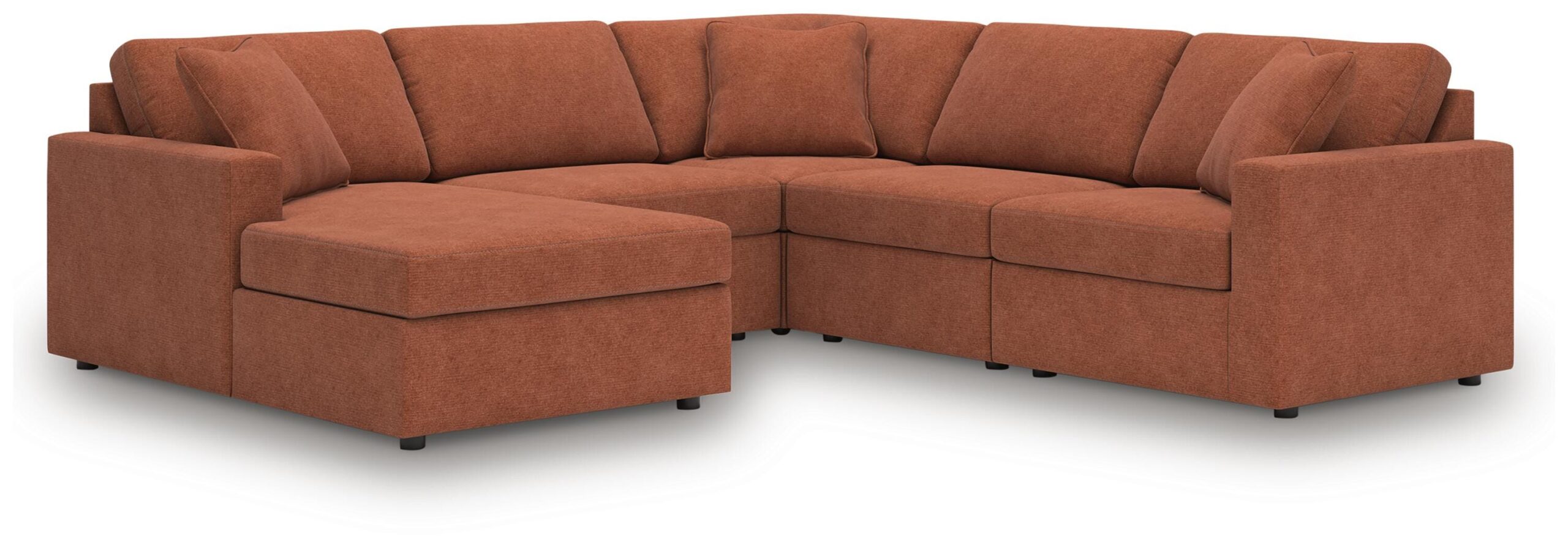 796b92fb24cd5b75917bb01194ceadf8 Modmax 5-Piece Sectional with Chaise - Image 1