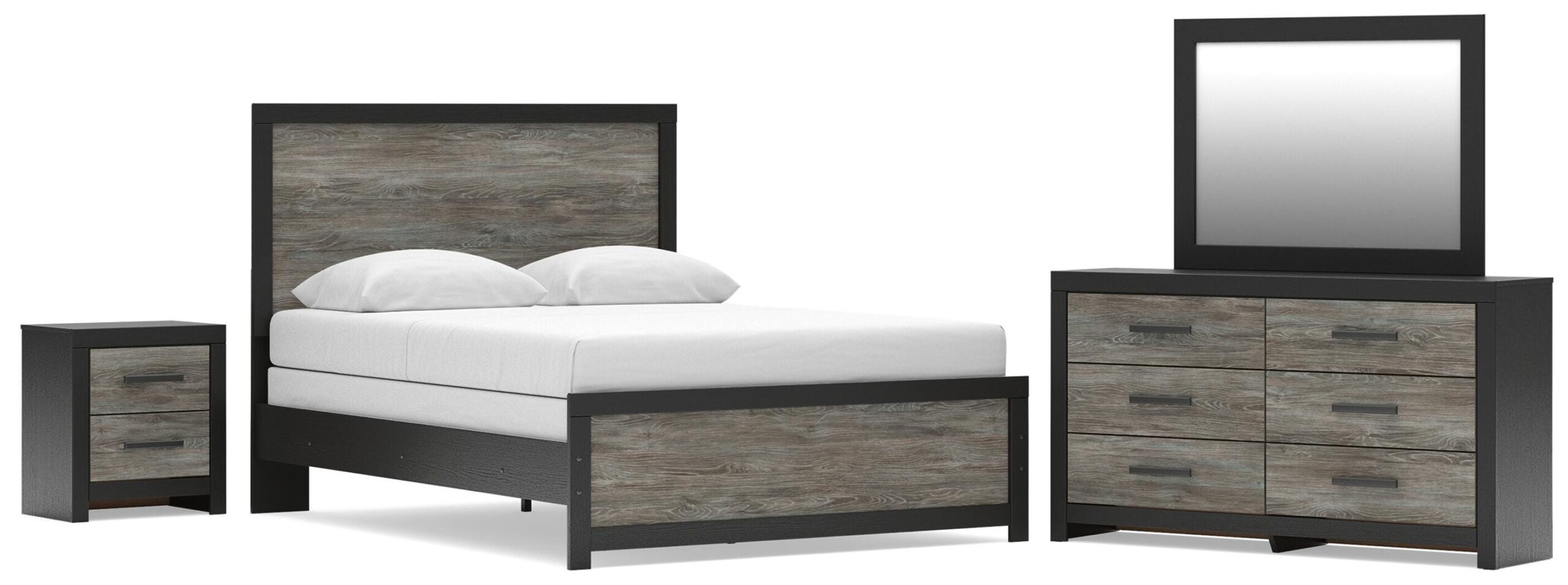 7b284b5f6fb5901ec9a8186751ad9bf3 Broachmyn Queen Panel Bed, Dresser, Mirror and Nightstand - Image 1