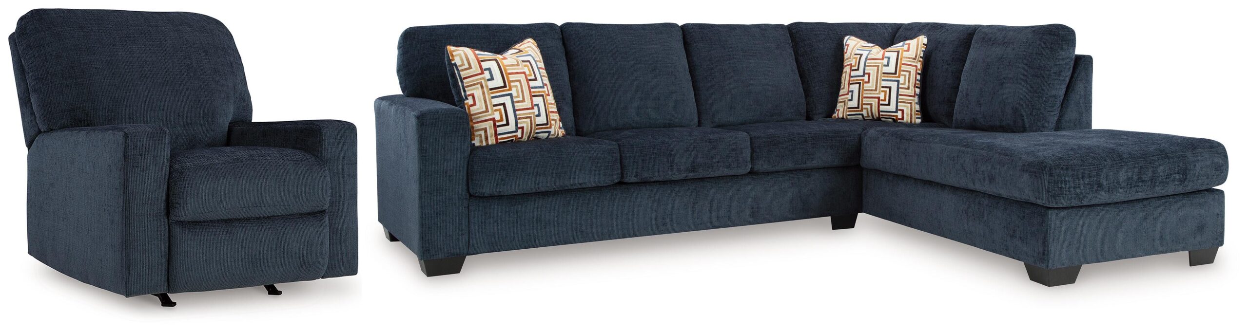 7db2eed66ef5671db18c2c5fb1dcb304 Aviemore 2-Piece Sectional and Recliner - Image 1