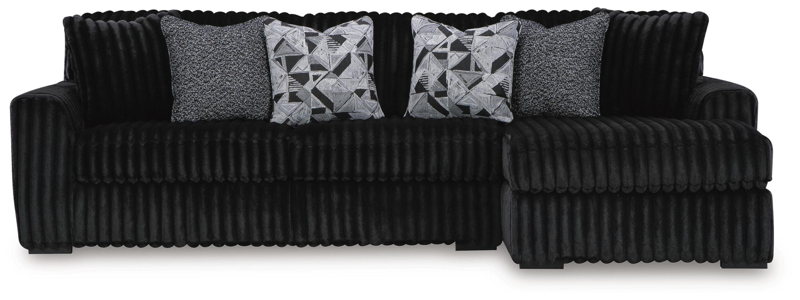 7e6bada80cf60282a7e81b7e6779df4b Midnight-Madness 3-Piece Sectional with Chaise - Image 1