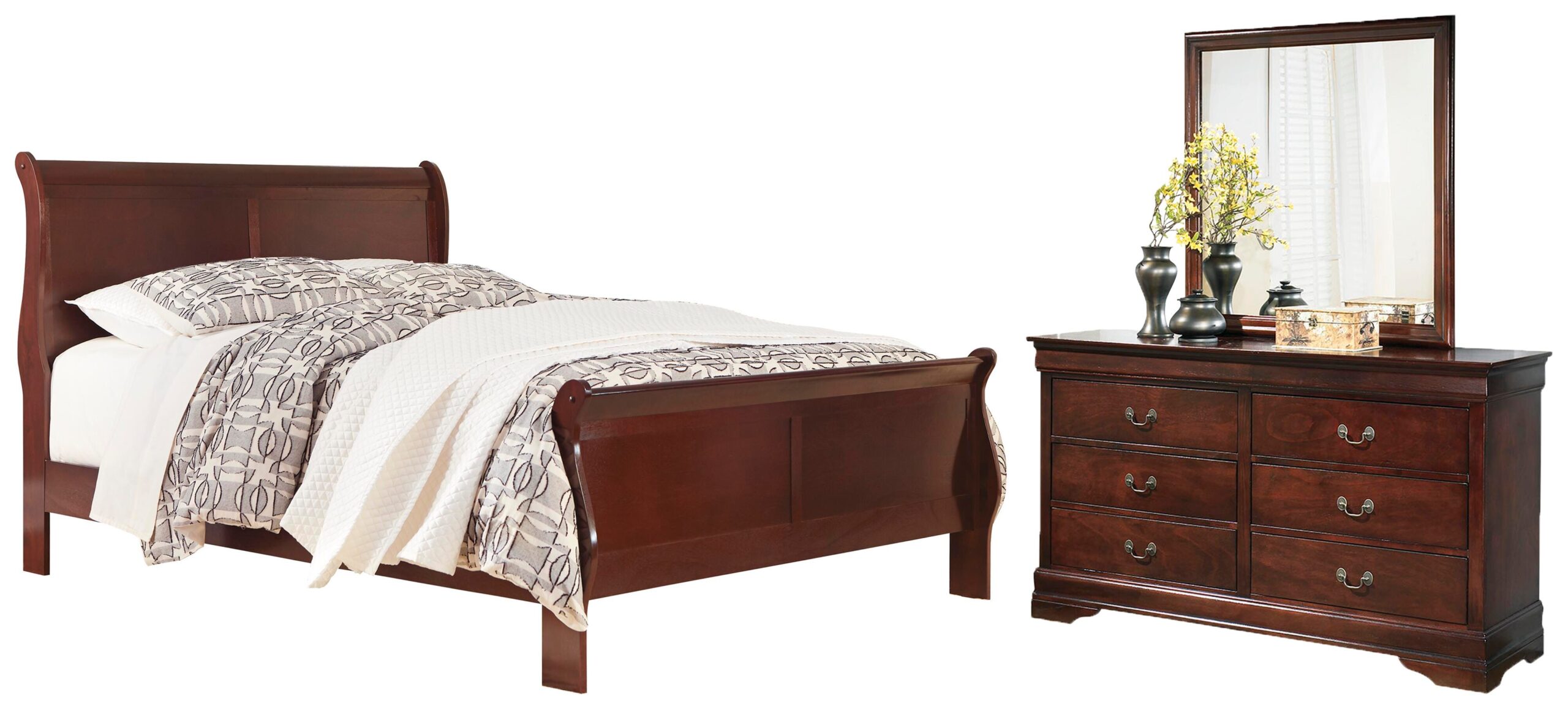 800d2d2262cb1fd10af35d2b60778e63 Alisdair Queen Sleigh Bed, Dresser and Mirror - Image 1