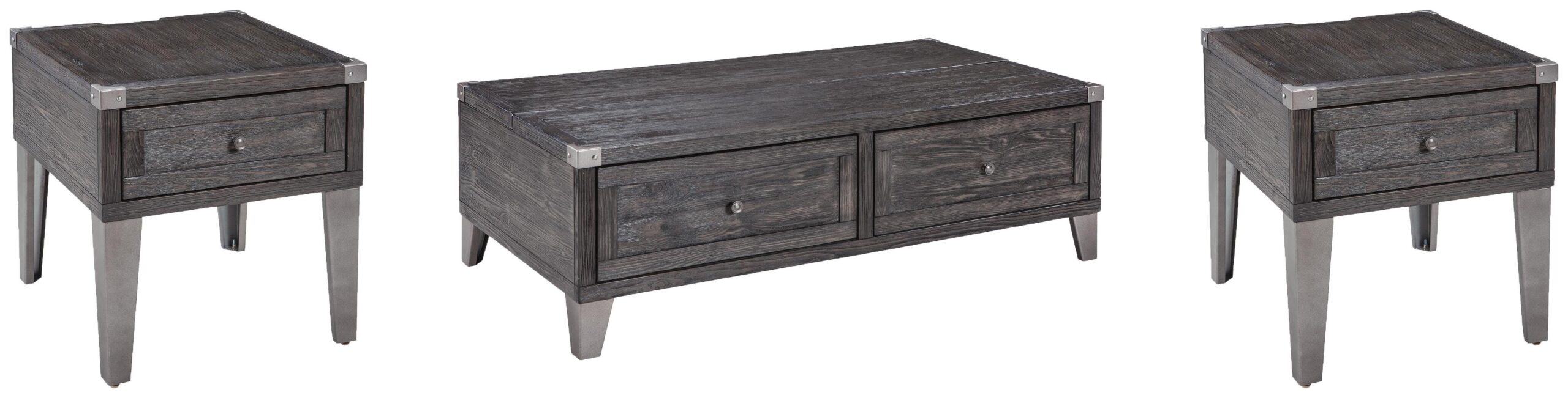 81c99d539618566de2d76d6e722d54be Todoe Coffee Table and 2 End Tables - Image 1