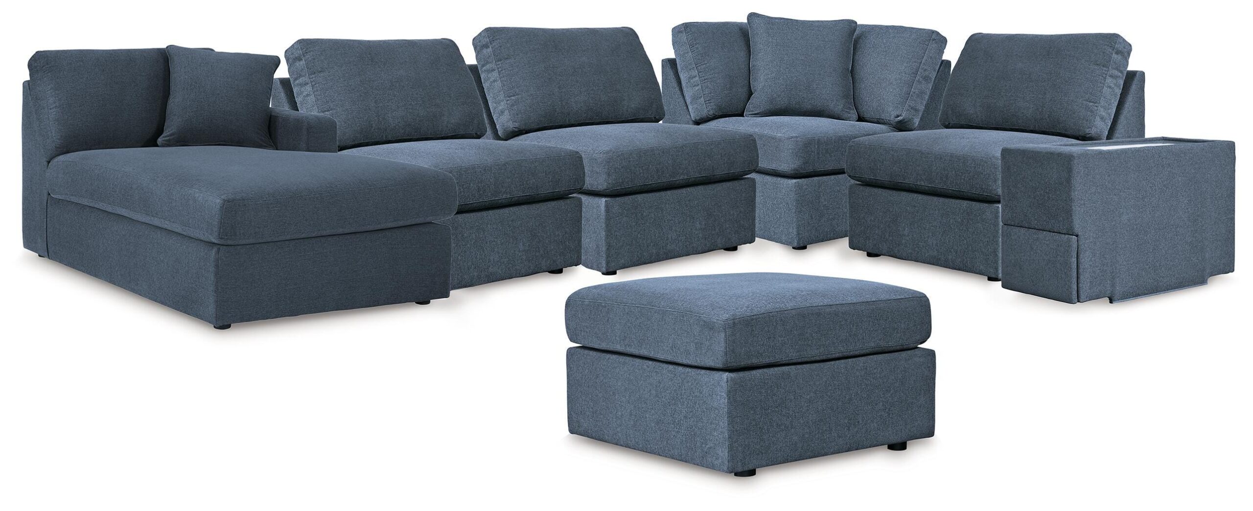 8291800d59ed60d8f9aa85d096d86040 Modmax 6-Piece Sectional with Chaise and Ottoman - Image 1