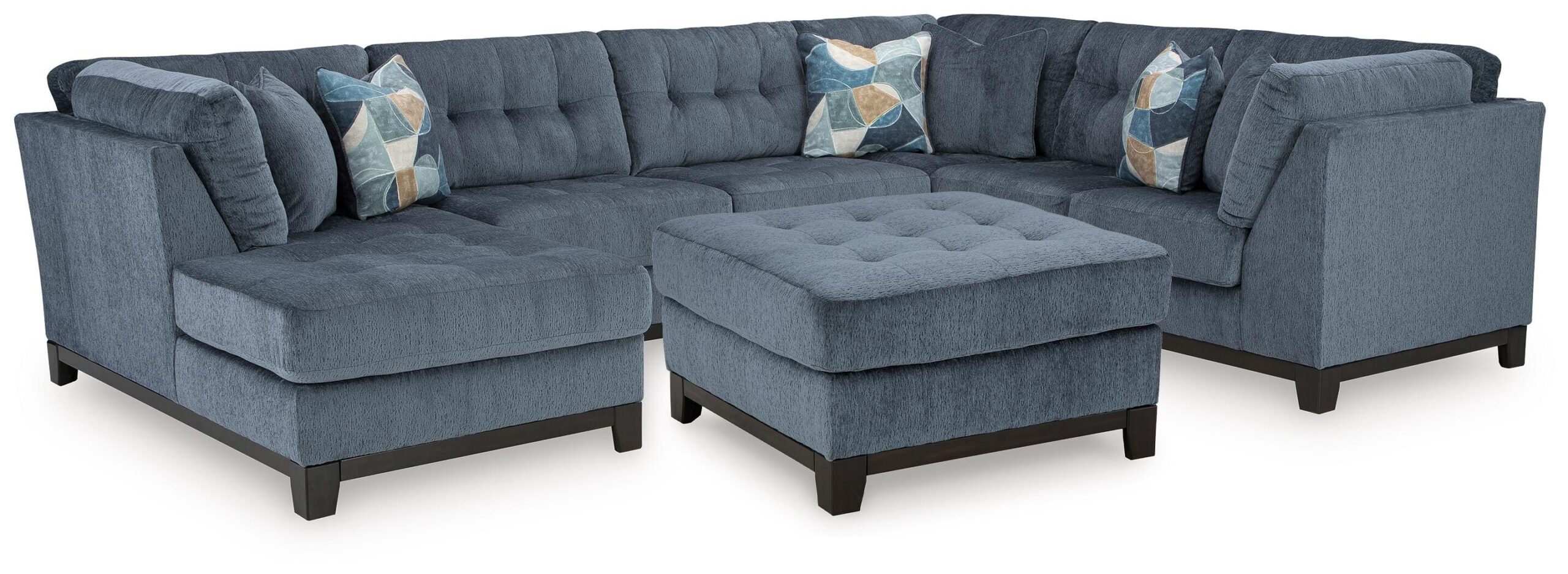 83e034efb4f035405b20948fa6fb2113 Maxon Place 3-Piece Sectional and Ottoman - Image 1