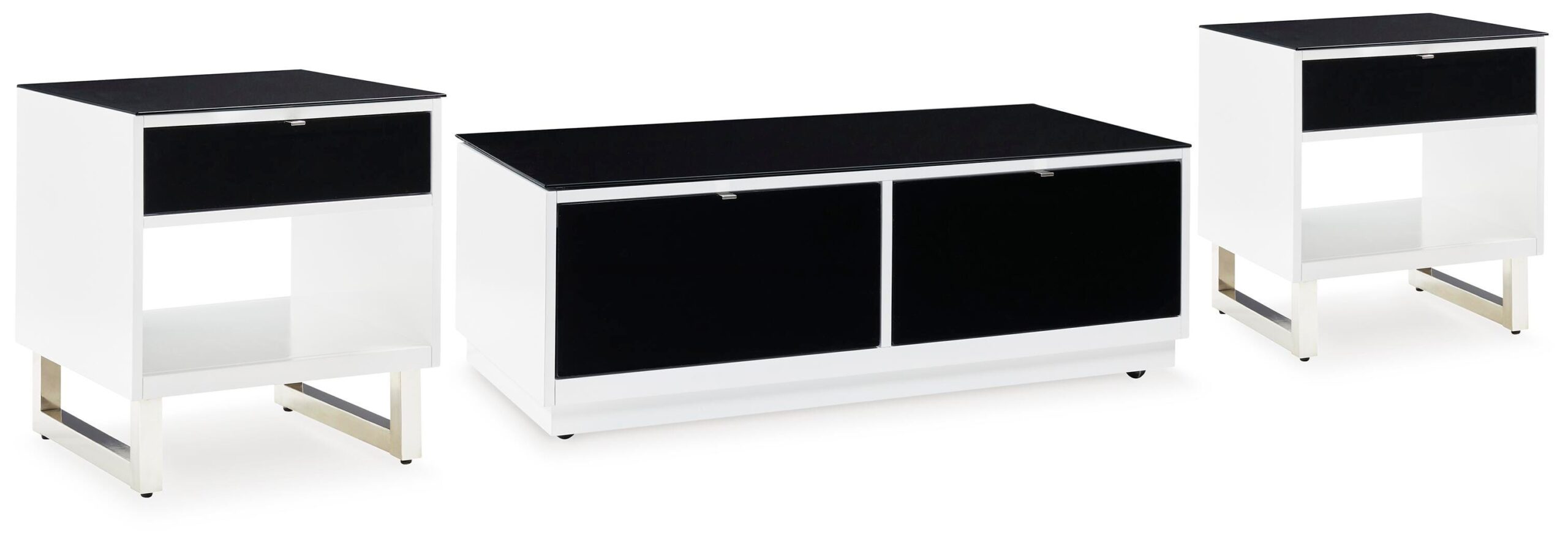 83f272d645406427afd258018b3bd7f7 Gardoni Coffee Table and 2 End Tables - Image 1