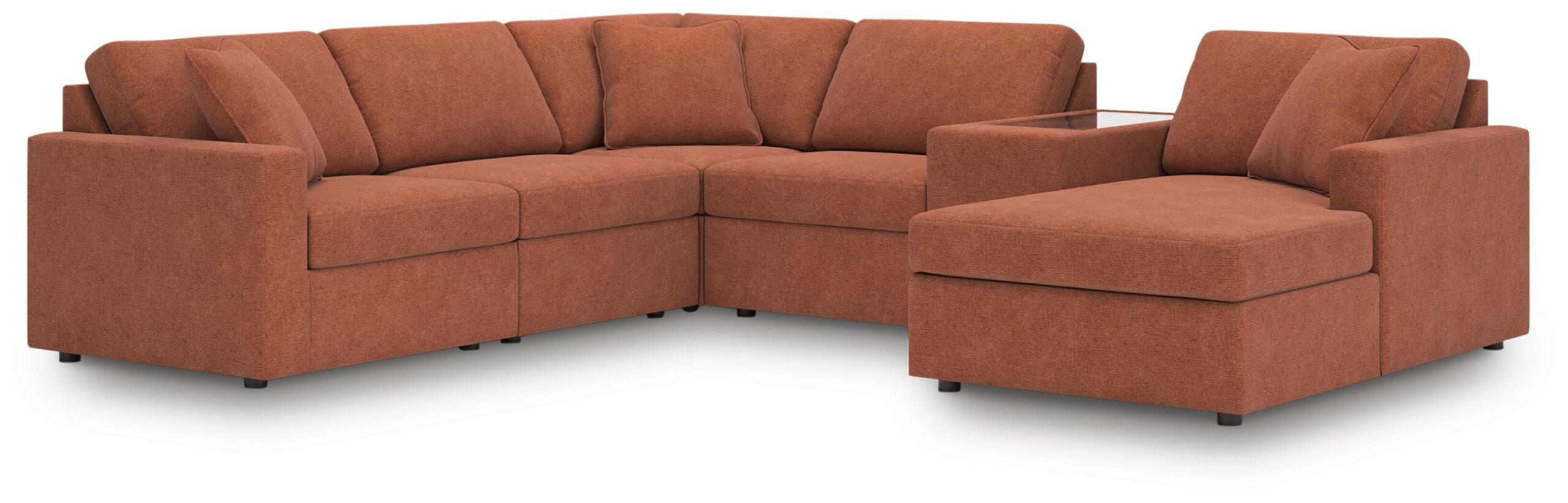 8af350f338e14f3d8fe0cd4916557791 Modmax 6-Piece Sectional with Chaise - Image 1