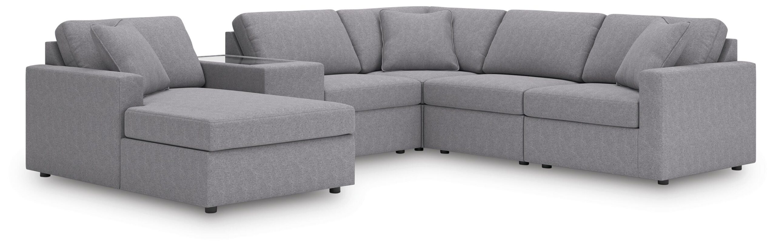 8b5a128017f20a5f1c1626269353e1b3 Modmax 6-Piece Sectional with Chaise - Image 1