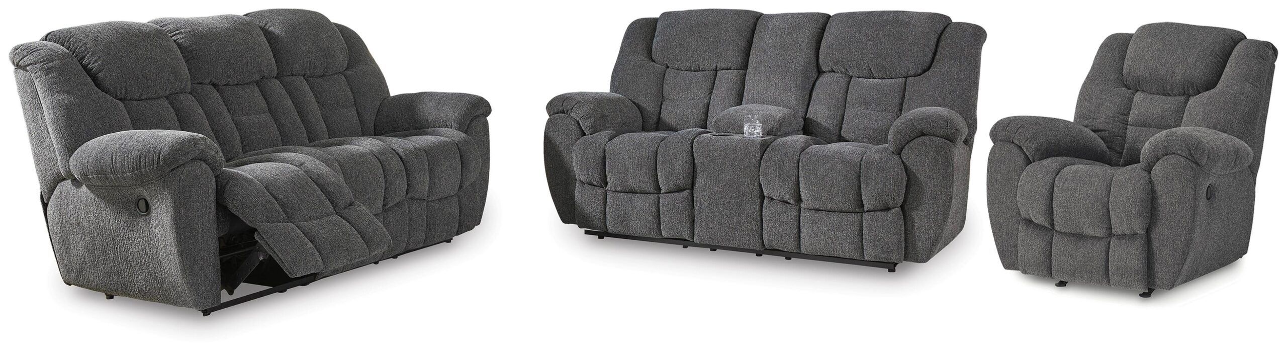 90b64cbb77a8c675454e21a71e30cde6 Foreside Reclining Sofa, Loveseat and Recliner - Image 1