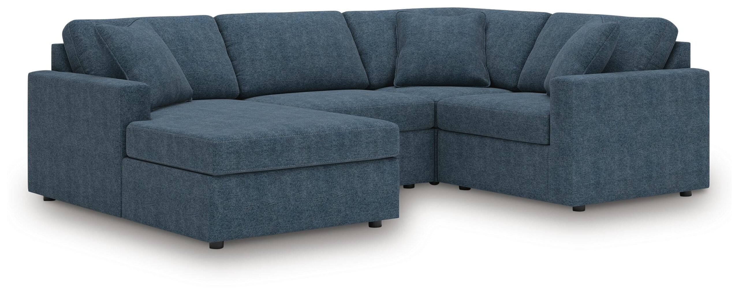 932d5bdc7e41fe65885d11750e0fba97 Modmax 4-Piece Sectional with Chaise - Image 1