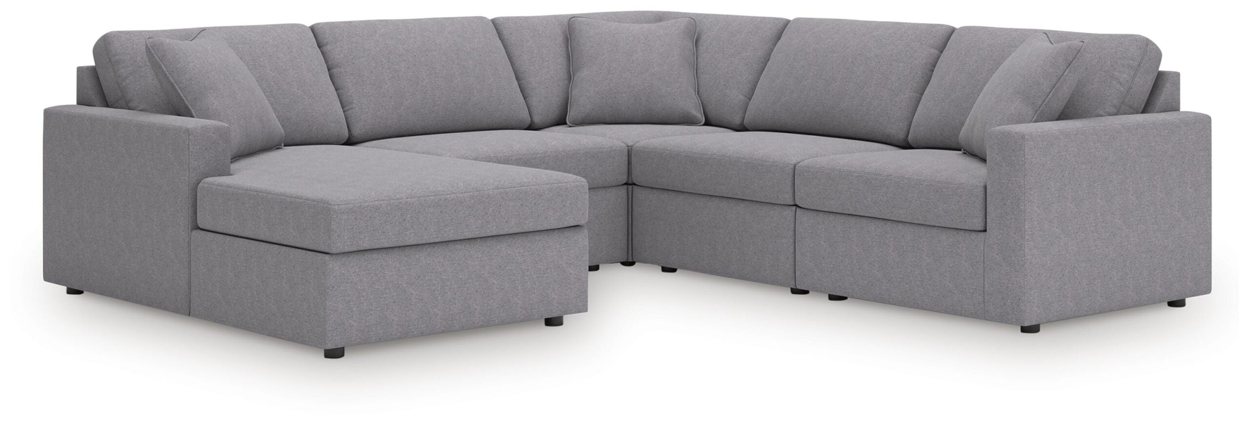 94fa9df4be7a503da35beeb01d22ede7 Modmax 5-Piece Sectional with Chaise - Image 1