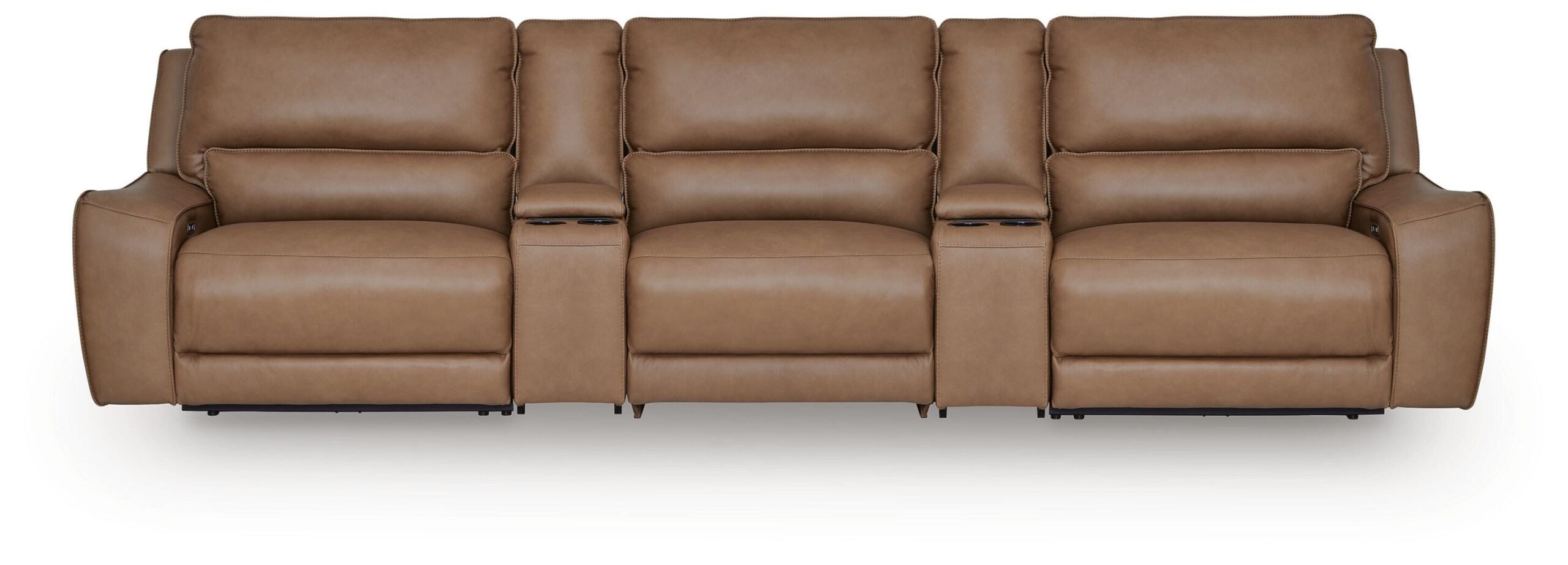95fc1f5ff3125132b71ede7290f6960b DeepWakes 5-Piece Power Reclining Sectional - Image 1