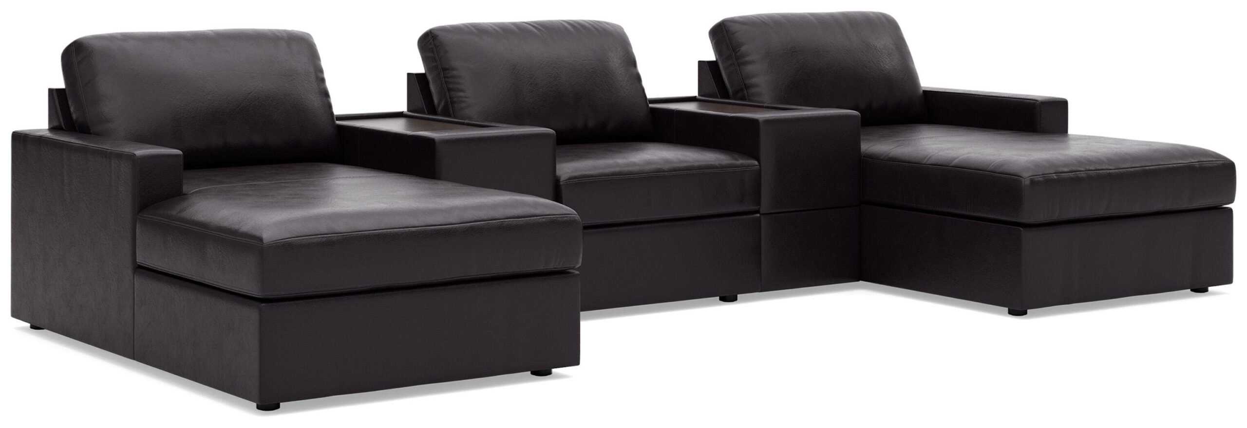 96e6d8ff5349e6b51ebd2853b75a2c6c Modmax II 5-Piece Double Chaise Sectional with Storage Consoles - Image 1