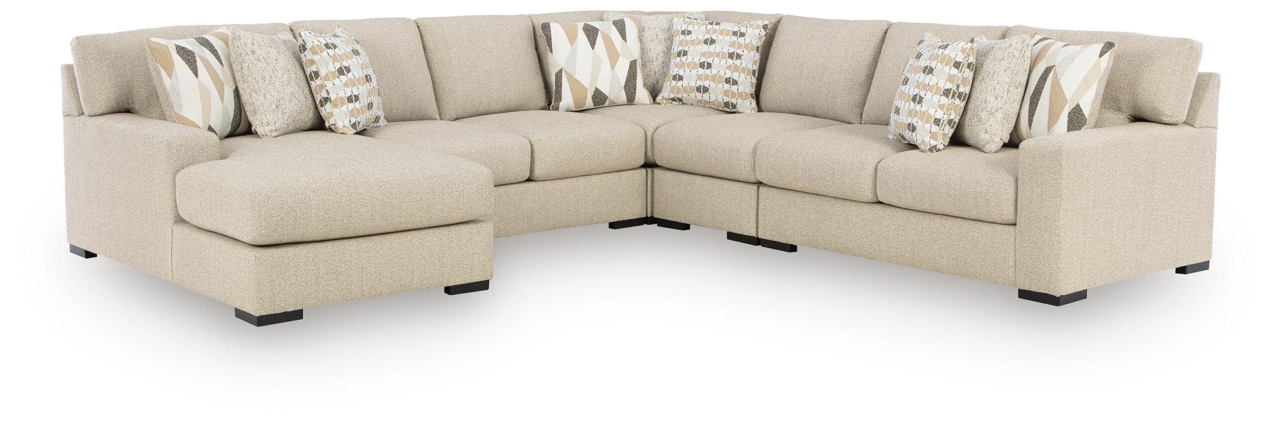97dcc7539e380b998da55cde63000e2a Laurelgrove 5-Piece Sectional with Chaise - Image 1