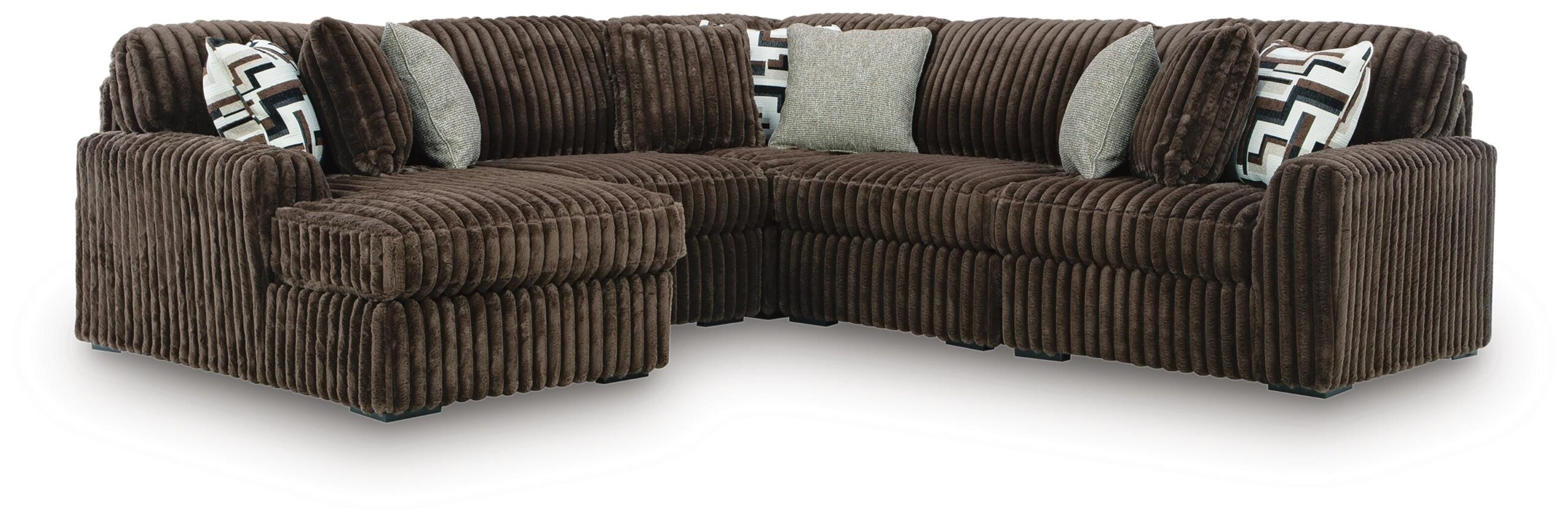 99b8cd7e65bb6df494174e40b5518a16 Midnight-Madness 5-Piece Sectional with Chaise - Image 1