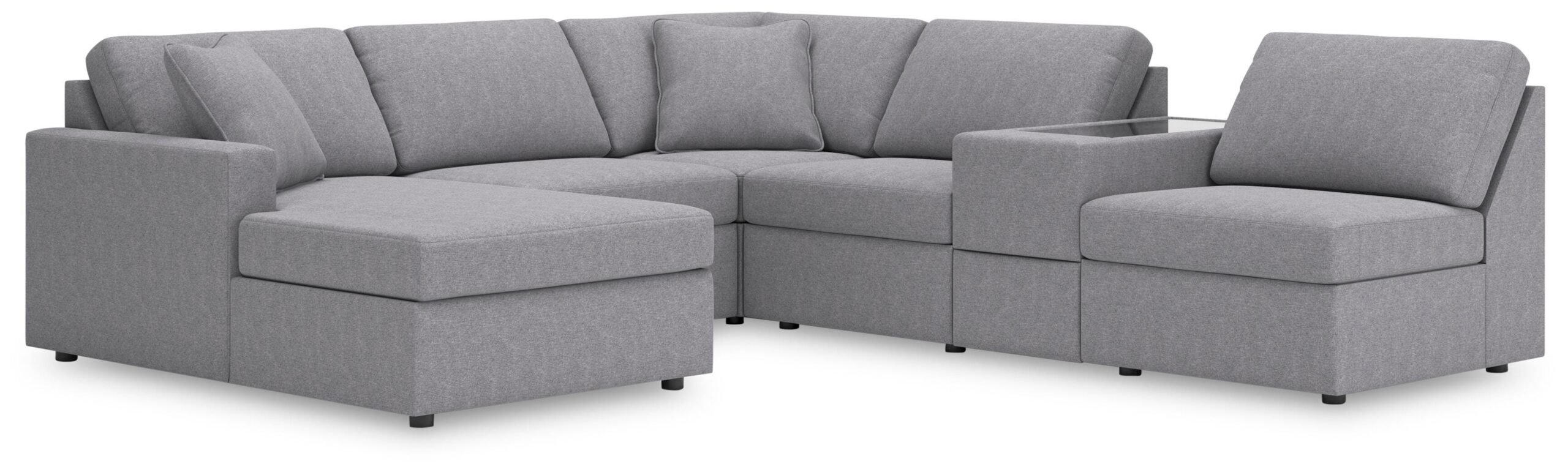 9a3ed0d1afa5d5fb90253ac2f261e1a8 Modmax 6-Piece Sectional with Chaise - Image 1
