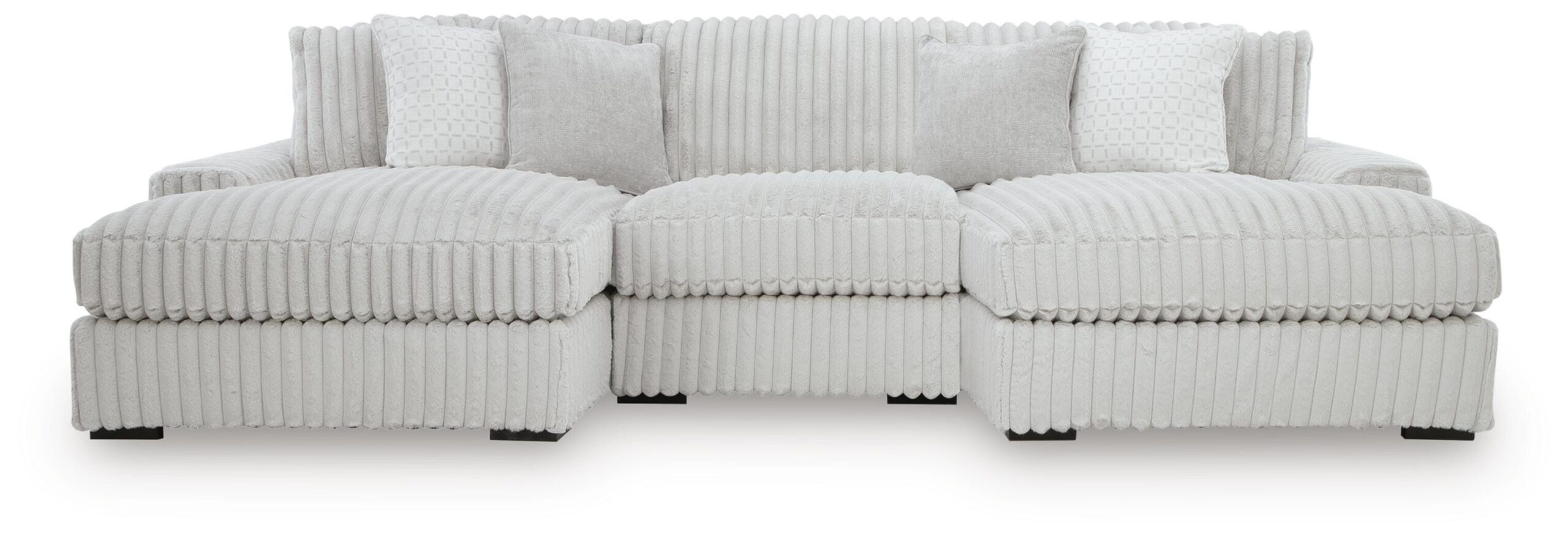 9a5a8eac3ff50120fb1cf2f24b60b4a9 Stupendous 3-Piece Sectional with Double Chaise - Image 1