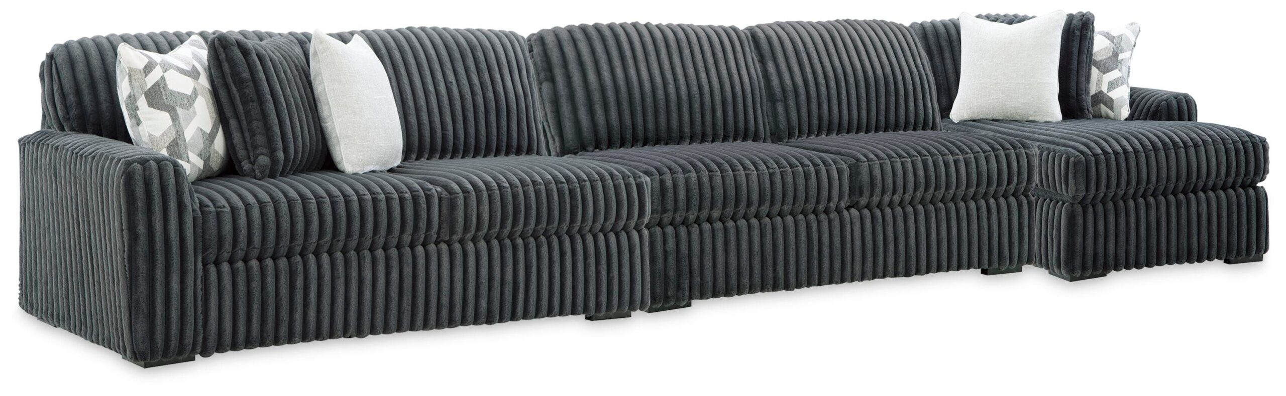 9ab57daa521068afc6a937a92d9c11fc Midnight-Madness 3-Piece Sectional with Chaise - Image 1