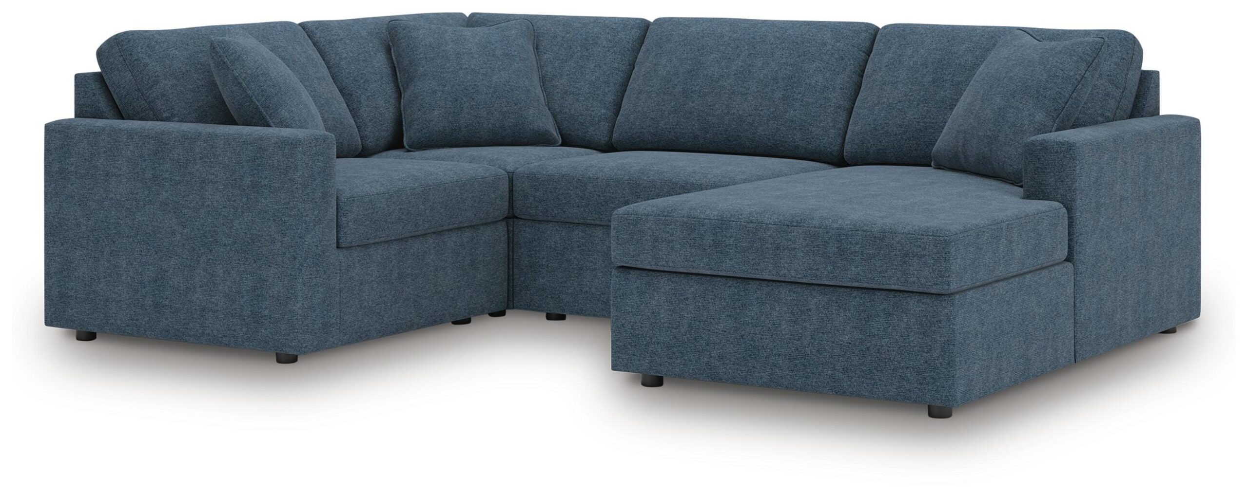 9be4b98defbad58da3e94908d6459749 Modmax 4-Piece Sectional with Chaise - Image 1
