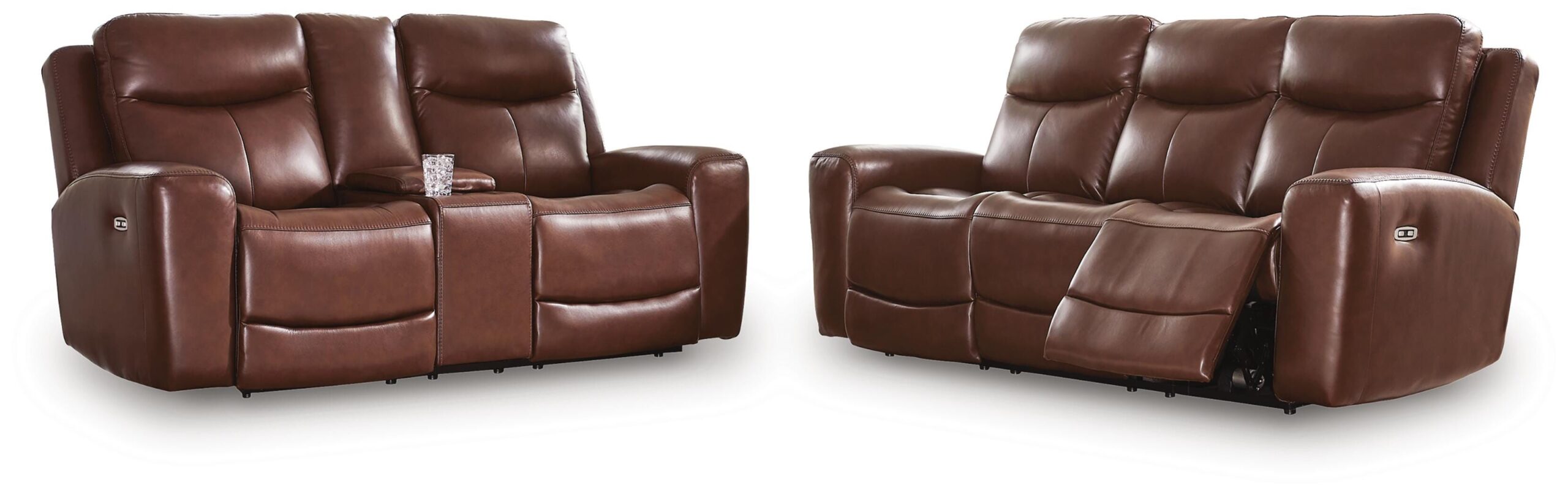 9e30b313d1a3ef16a64d3dd14747d5f8 Bexhurst Power Reclining Sofa and Loveseat - Image 1