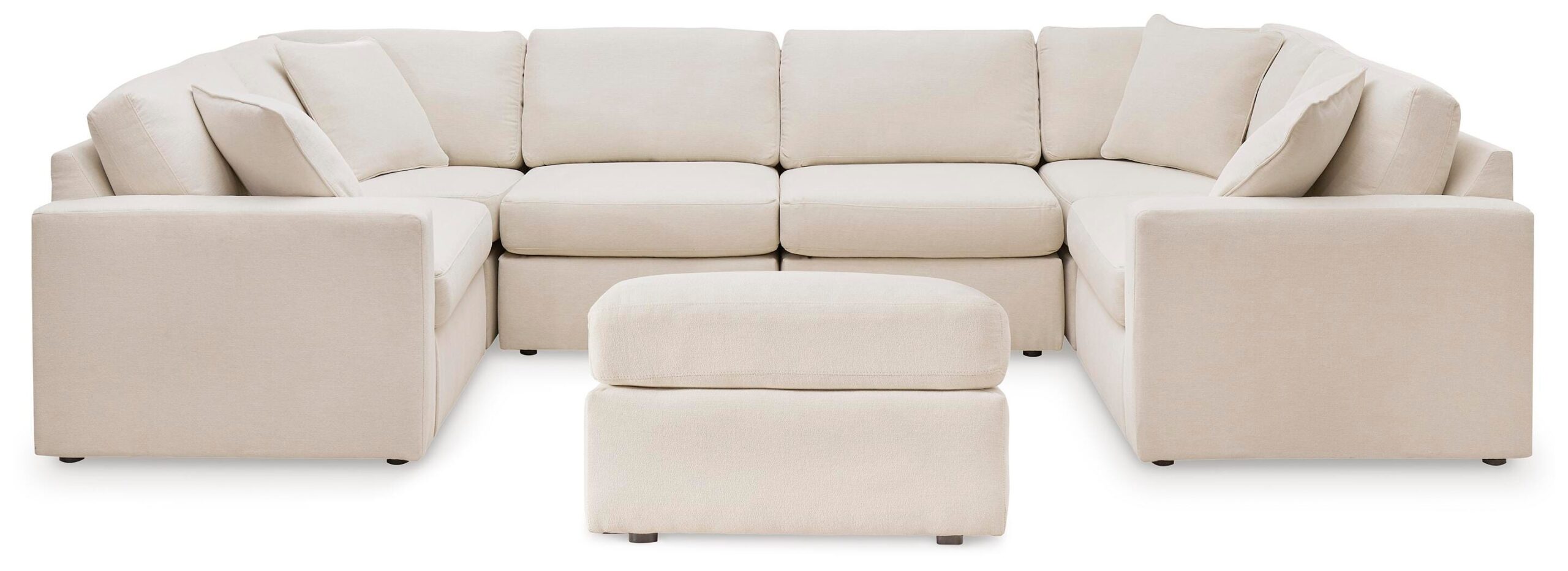 9ef38d25d58ac5754543c94aa04af75b Modmax 6-Piece Sectional and Ottoman - Image 1
