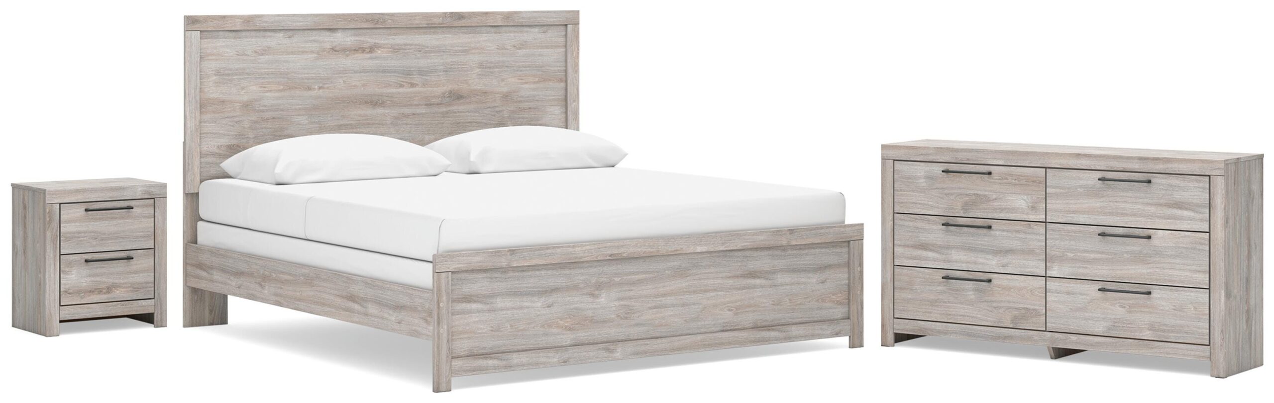 9f67946f3fd620867f04fcb4caac7154 Broachmyn King Panel Bed, Dresser and Nightstand - Image 1