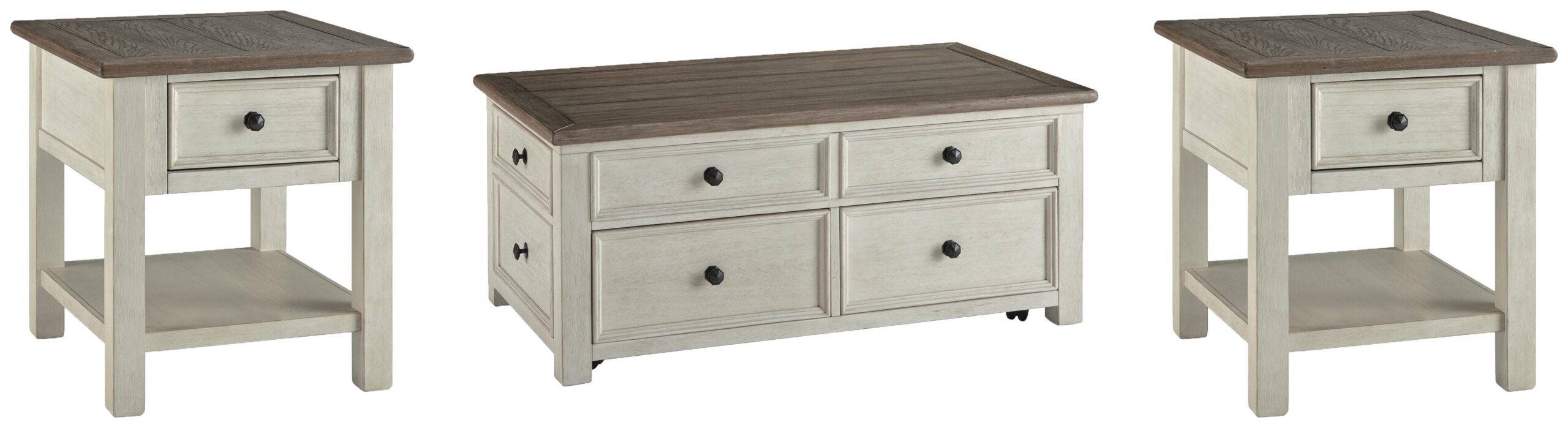 9fadad62165daded0d4c5f70dcc5583c Bolanburg Coffee Table and 2 End Tables - Image 1
