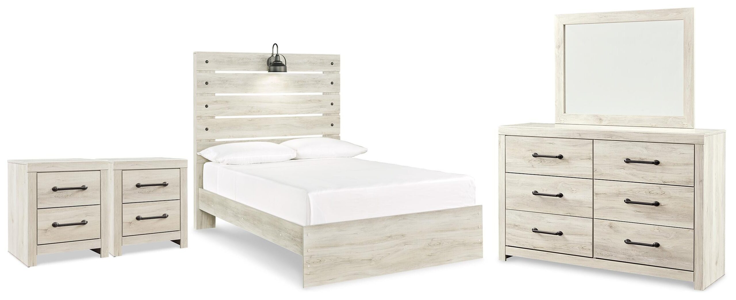 a048b9ee8c8e59d2ce63211951f0a33e Cambeck Full Panel Bed, Dresser, Mirror and 2 Nightstands - Image 1