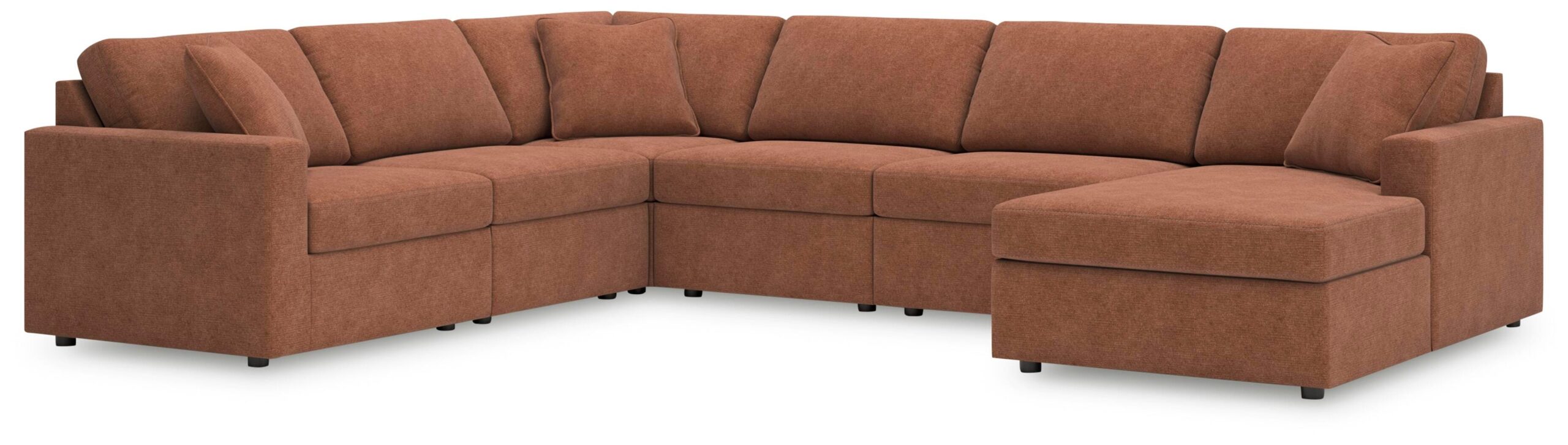 a74fddc325ff80de2a7a976793cae01c Modmax 6-Piece Sectional with Chaise - Image 1