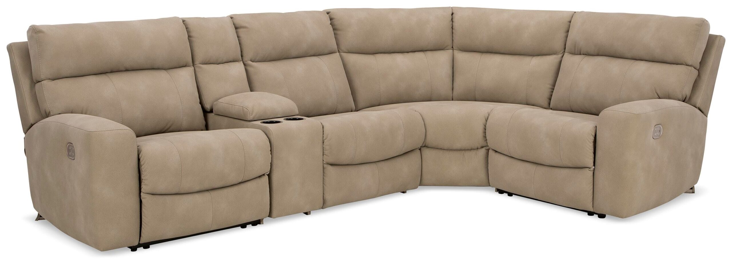 ae5bdd9717a445eedb2fd38d6f101296 Next-Gen Durapella 5-Piece Power Reclining Sectional - Image 1