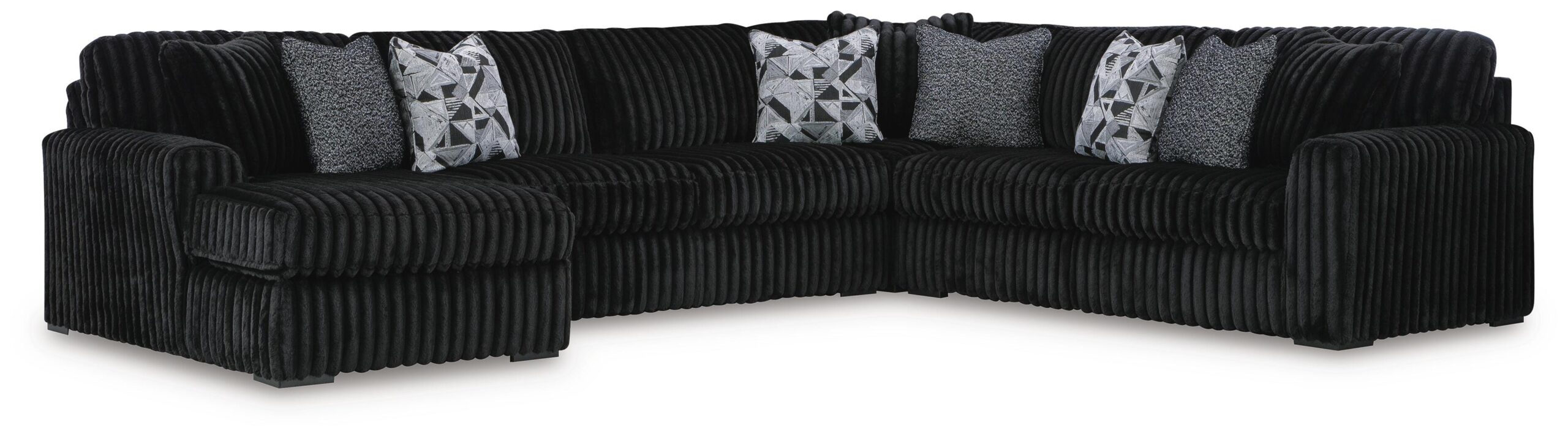 b13f92525f4d1d0644d72147dccaa1b8 Midnight-Madness 6-Piece Sectional with Chaise - Image 1