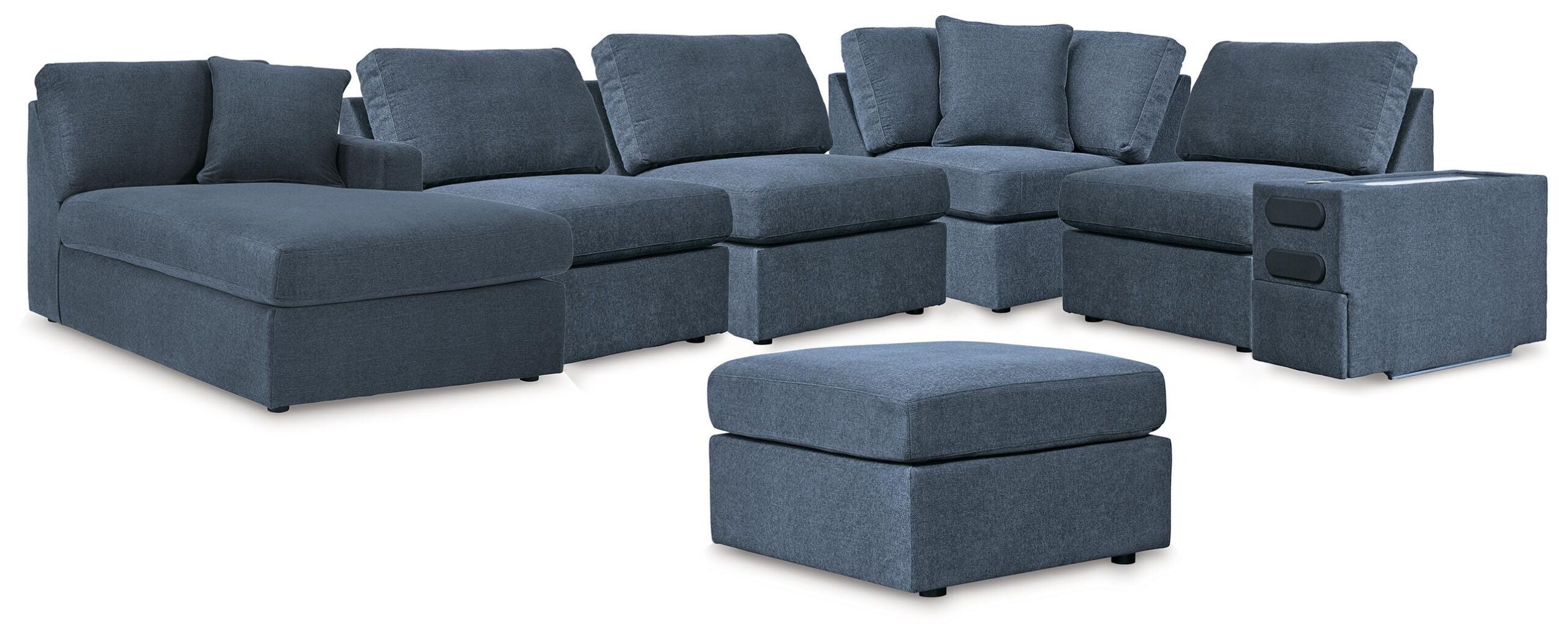 b15fbe004c405487b884355926dc8aef Modmax 6-Piece Sectional with Chaise and Ottoman - Image 1
