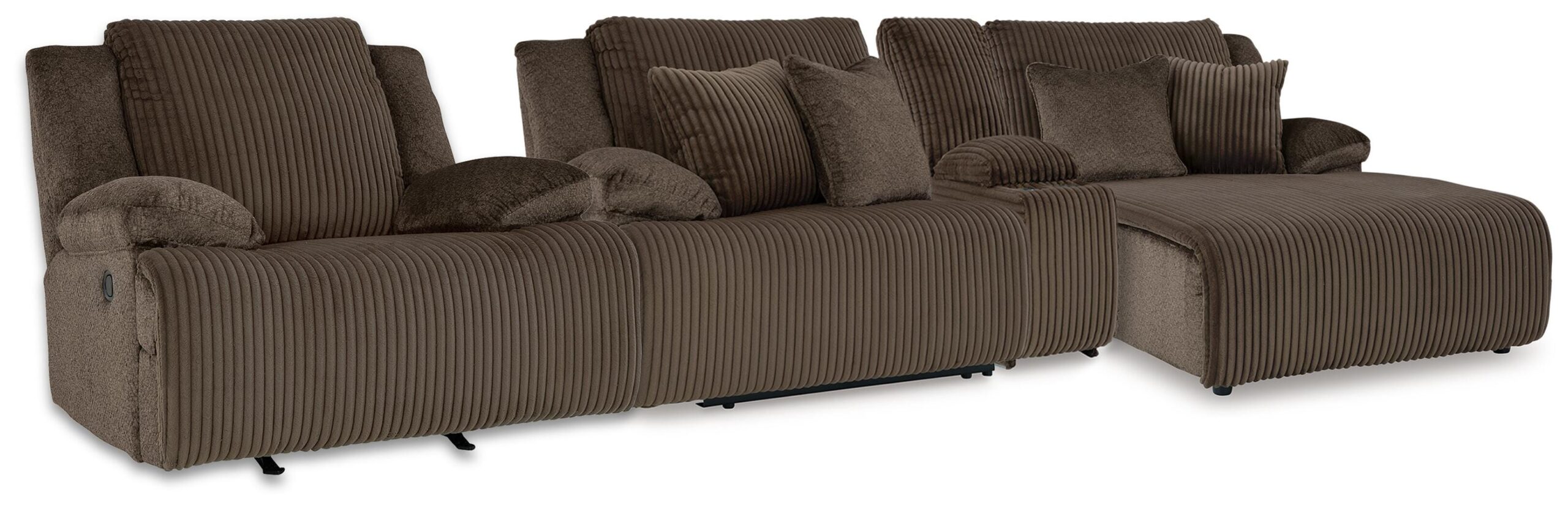 b4b0ee9d4674c9e65e47d2875a427cd4 Top Tier 3-Piece Sectional and Recliner - Image 1