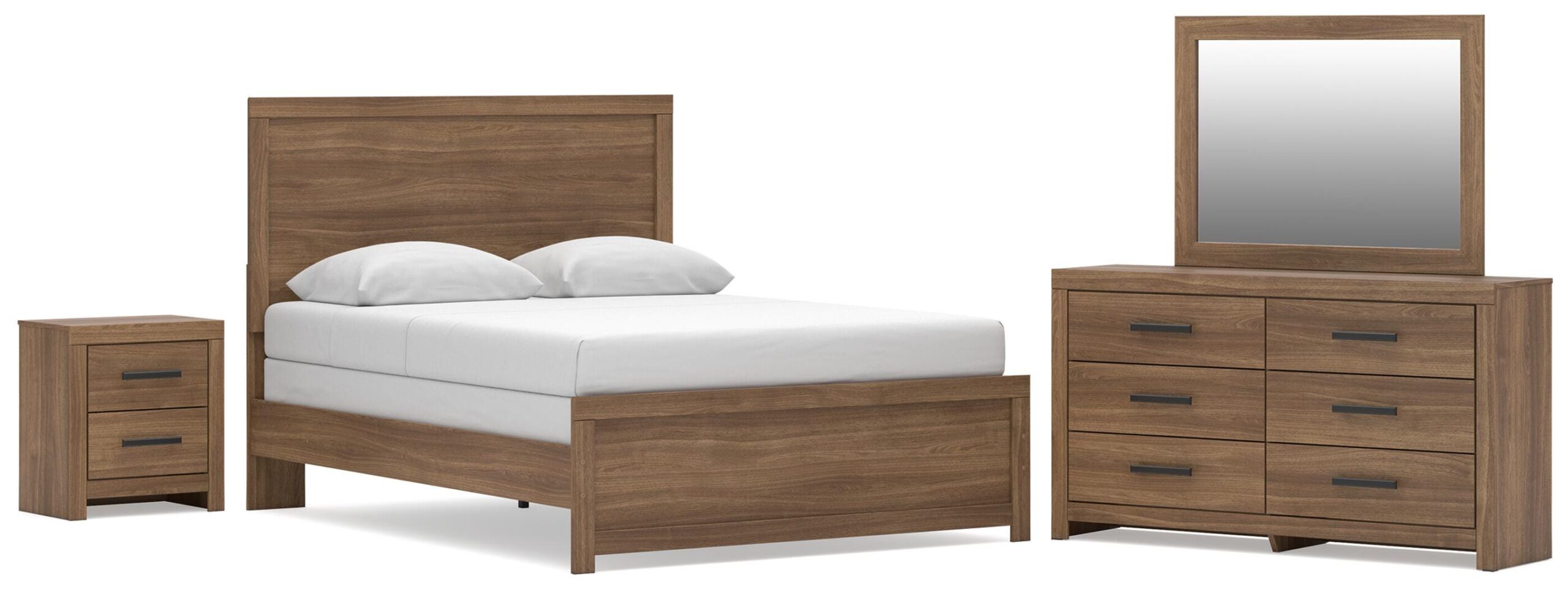 b4e48aa45603cea327ba859093ebe761 Broachmyn Queen Panel Bed, Dresser, Mirror and Nightstand - Image 1