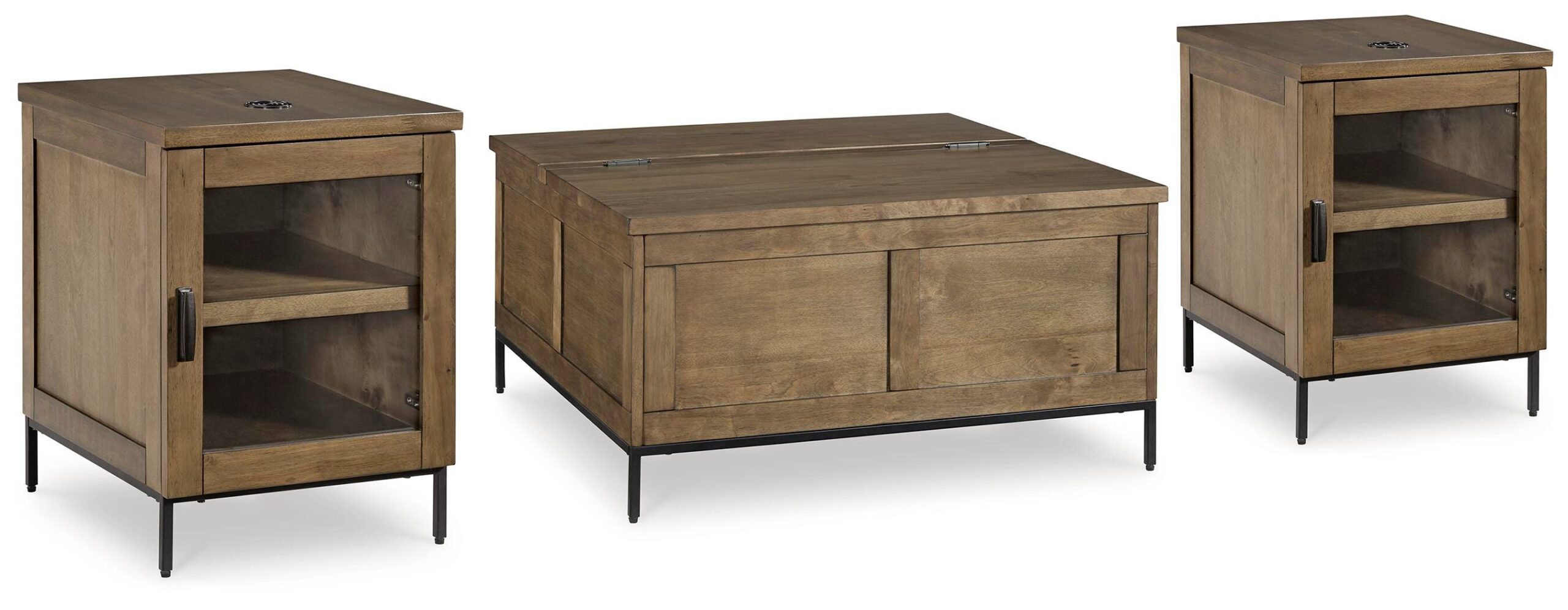 b519ea070cf985aebac7029c73beaac3 Torlanta Coffee Table and 2 End Tables - Image 1