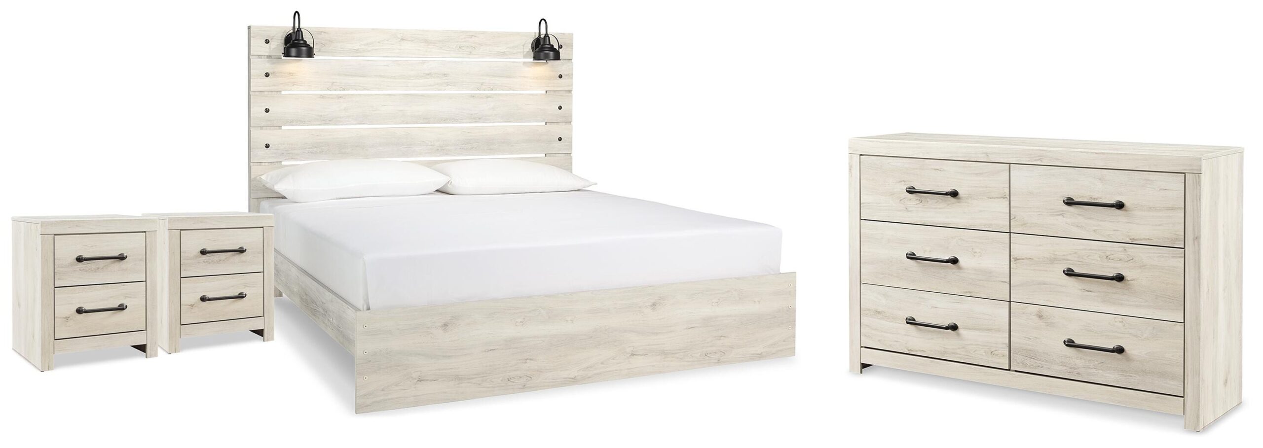 bc5fd16ca714502679d79e5f99fb767c Cambeck King Panel Bed, Dresser and 2 Nightstands - Image 1