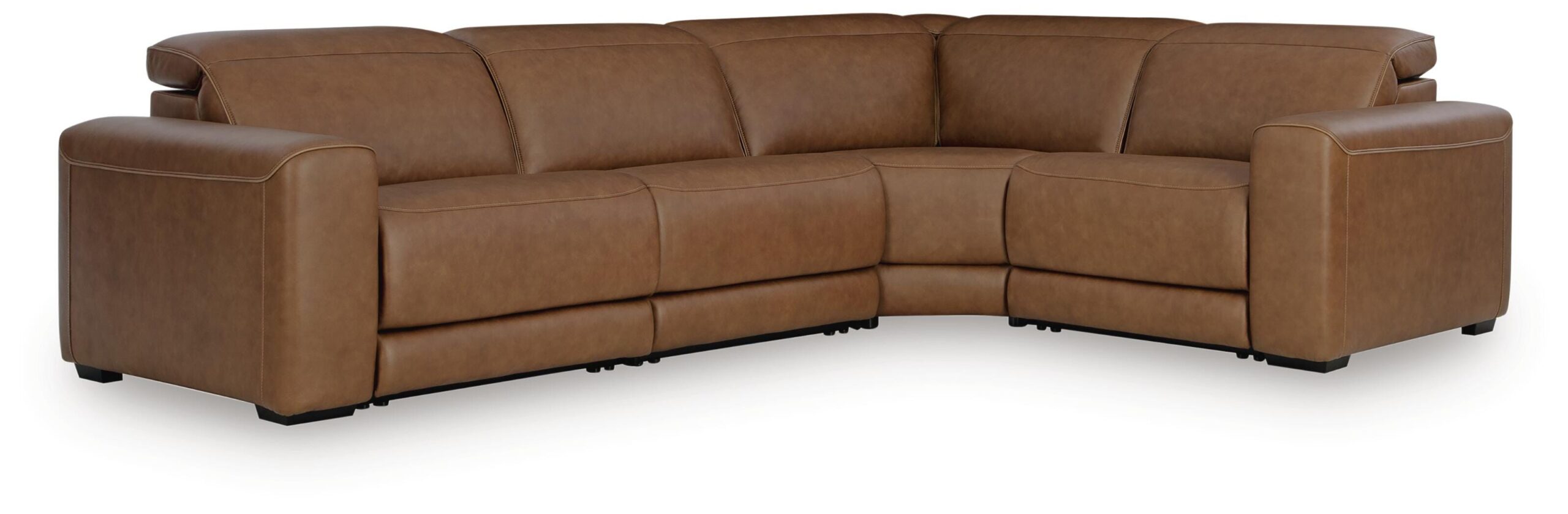 bd0dcb02c5db22bfdc984ceab202c451 Magic Man 4-Piece Power Reclining Sectional - Image 1