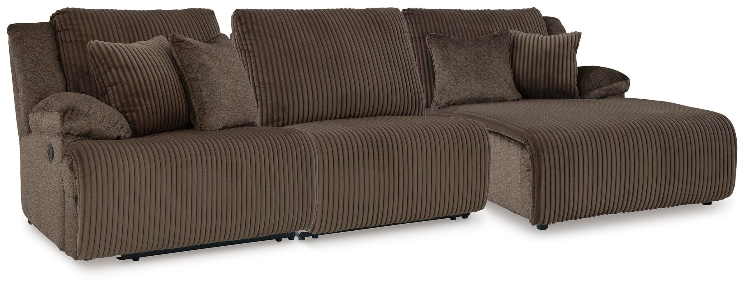 bd4b9dbd759b03dd4ce40c03b34789aa Top Tier 3-Piece Reclining Sofa Chaise Sectional - Image 1