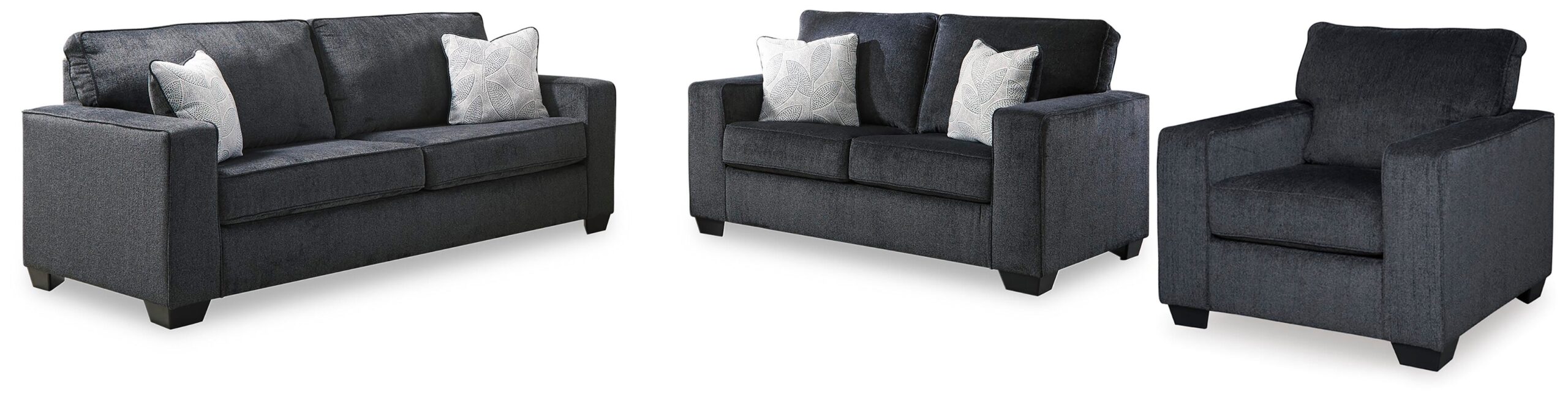 bddcf17f02b2618b9a2865fb98e8c6e0 Altari Sofa, Loveseat and Chair - Image 1